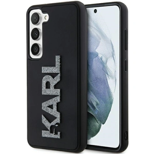 Kup Case Karl Lagerfeld KLHCS23M3DMBKCK Samsung Galaxy S23+ Plus Hardcase 3D Gummi Glitzer Logo schwarz/black - KLD1896 - {ean13} - Sklep Home Screen