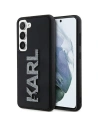 Case Karl Lagerfeld KLHCS23M3DMBKCK Samsung Galaxy S23+ Plus Hardcase 3D Gummi Glitzer Logo schwarz/black