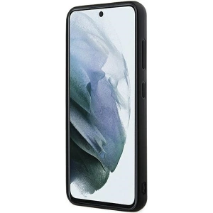 Etui Karl Lagerfeld KLHCS23M3DMBKCK Samsung Galaxy S23+ Plus kemény ház 3D Gumi Csillámos Logó fekete/black