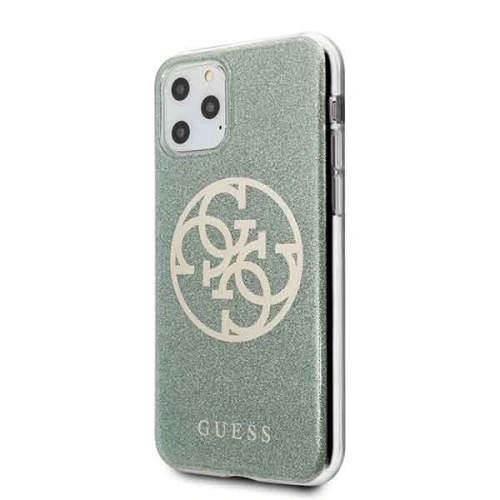 Kup Etui Guess GUHCN58PCUGLKA Apple iPhone 11 Pro khaki tvrdý kryt 4G Circle Glitter - GUE175KHA - {ean13} - Sklep Home Screen