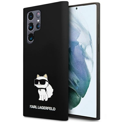 Buy Karl Lagerfeld KLHCS24LSNCHBCK Samsung Galaxy S24 Ultra hardcase Silicone Choupette black - KLD1898 - {ean13} - Home Screen Store Europe