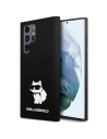 Karl Lagerfeld KLHCS24LSNCHBCK Samsung Galaxy S24 Ultra hardcase Silicone Choupette black