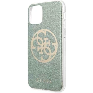 Kup Etui Guess GUHCN58PCUGLKA Apple iPhone 11 Pro khaki hard case 4G Circle Glitter - GUE175KHA - {ean13} - Sklep Home Screen