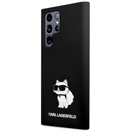 Buy Karl Lagerfeld KLHCS24LSNCHBCK Samsung Galaxy S24 Ultra hardcase Silicone Choupette black - KLD1898 - {ean13} - Home Screen Store Europe