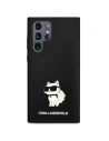 Buy Karl Lagerfeld KLHCS24LSNCHBCK Samsung Galaxy S24 Ultra hardcase Silicone Choupette black - KLD1898 - {ean13} - Home Screen Store Europe