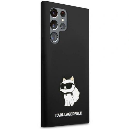 Buy Karl Lagerfeld KLHCS24LSNCHBCK Samsung Galaxy S24 Ultra hardcase Silicone Choupette black - KLD1898 - {ean13} - Home Screen Store Europe