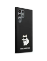 Buy Karl Lagerfeld KLHCS24LSNCHBCK Samsung Galaxy S24 Ultra hardcase Silicone Choupette black - KLD1898 - {ean13} - Home Screen Store Europe