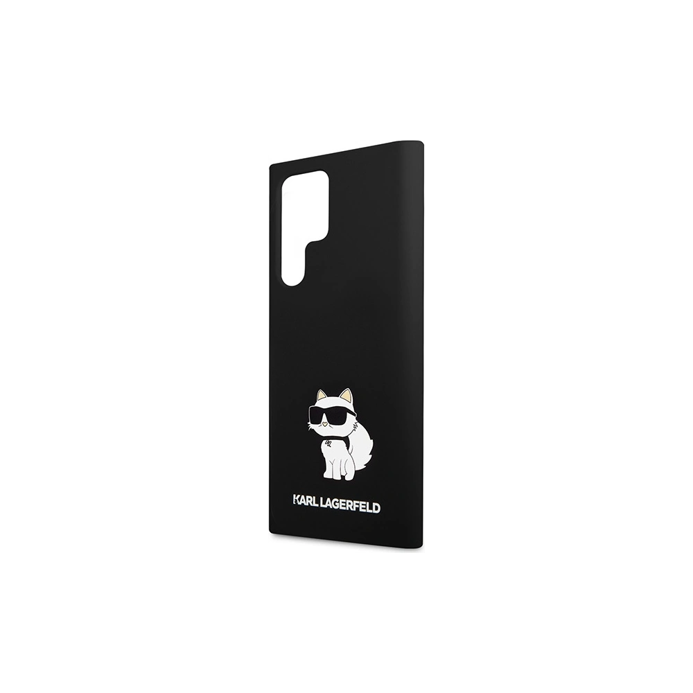 Etui Karl Lagerfeld KLHCS24LSNCHBCK Samsung Galaxy S24 Ultra hardcase Silicone Choupette czarny/black