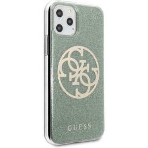 Kup Etui Guess GUHCN58PCUGLKA Apple iPhone 11 Pro khaki hard case 4G Circle Glitter - GUE175KHA - {ean13} - Sklep Home Screen