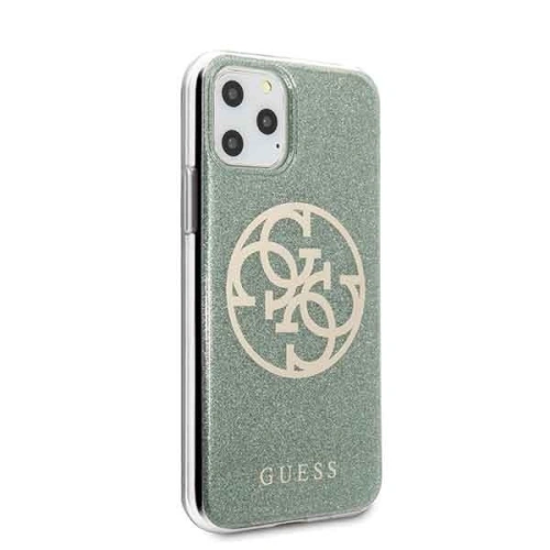 Kup Etui Guess GUHCN58PCUGLKA Apple iPhone 11 Pro khaki tvrdý kryt 4G Circle Glitter - GUE175KHA - {ean13} - Sklep Home Screen