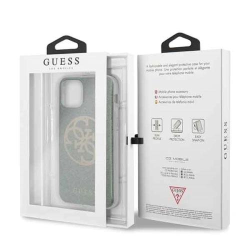 Kup Etui Guess GUHCN58PCUGLKA Apple iPhone 11 Pro khaki tvrdý kryt 4G Circle Glitter - GUE175KHA - {ean13} - Sklep Home Screen
