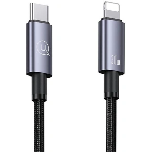 Kup Kabel USAMS US-SJ679 USB-C / Lightning 30W 0,25m Fast Charging stalowy/tarnish - USA1082 - {ean13} - Sklep Home Screen