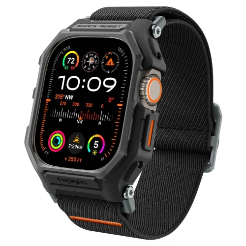 Kup Case Spigen Lite Fit Pro Apple Watch Ultra 1/2 49mm Matt Schwarz - SPN3355 - {ean13} - Sklep Home Screen