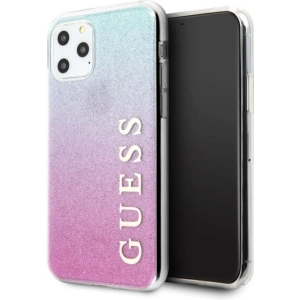 Kup Etui Guess GUHCN58PCUGLPBL Apple iPhone 11 Pro różowo-niebieski/pink blue hard case Glitter Gradient - GUE176PNKBLU - {ean13} - Sklep Home Screen