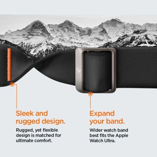 Kup Case Spigen Lite Fit Pro Apple Watch Ultra 1/2 49mm Matt Schwarz - SPN3355 - {ean13} - Sklep Home Screen