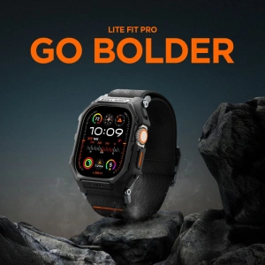 Kup Case Spigen Lite Fit Pro Apple Watch Ultra 1/2 49mm Matt Schwarz - SPN3355 - {ean13} - Sklep Home Screen