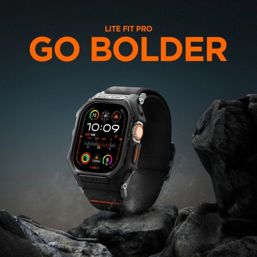 Kup Case Spigen Lite Fit Pro Apple Watch Ultra 1/2 49mm Matt Schwarz - SPN3355 - {ean13} - Sklep Home Screen