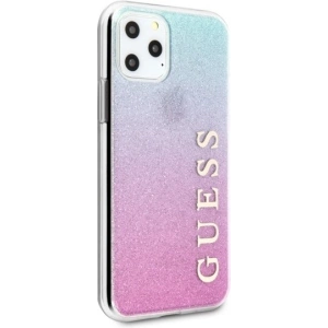 Kup Etui Guess GUHCN58PCUGLPBL Apple iPhone 11 Pro różowo-niebieski/pink blue hard case Glitter Gradient - GUE176PNKBLU - {ean13} - Sklep Home Screen