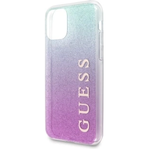 Kup Etui Guess GUHCN58PCUGLPBL Apple iPhone 11 Pro różowo-niebieski/pink blue hard case Glitter Gradient - GUE176PNKBLU - {ean13} - Sklep Home Screen