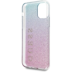 Kup Etui Guess GUHCN58PCUGLPBL Apple iPhone 11 Pro różowo-niebieski/pink blue hard case Glitter Gradient - GUE176PNKBLU - {ean13} - Sklep Home Screen