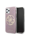 Etui Guess GUHCN58PCUGLPI Apple iPhone 11 Pro różowy/pink hard case 4G Circle Glitter
