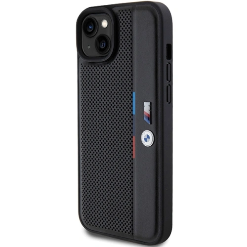 Kup Etui BMW BMHCP15M23PUPVK Apple iPhone 15 Plus / 14 Plus keményhátú Perforált Tricolor Line fekete/black - BMW625 - {ean13} - Sklep Home Screen