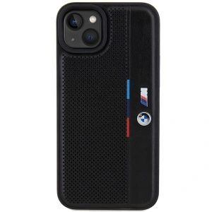 Kup Etui BMW BMHCP15M23PUPVK Apple iPhone 15 Plus / 14 Plus hardcase Perforated Tricolor Line czarny/black - BMW625 - {ean13} - Sklep Home Screen