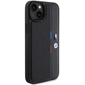 Kup Etui BMW BMHCP15M23PUPVK Apple iPhone 15 Plus / 14 Plus hardcase Perforated Tricolor Line czarny/black - BMW625 - {ean13} - Sklep Home Screen