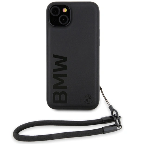 Kup Etui BMW BMHCP15M23RMRLK Apple iPhone 15 Plus / 14 Plus hardcase Signature Leather Wordmark Cord negru/black - BMW626 - {ean13} - Sklep Home Screen