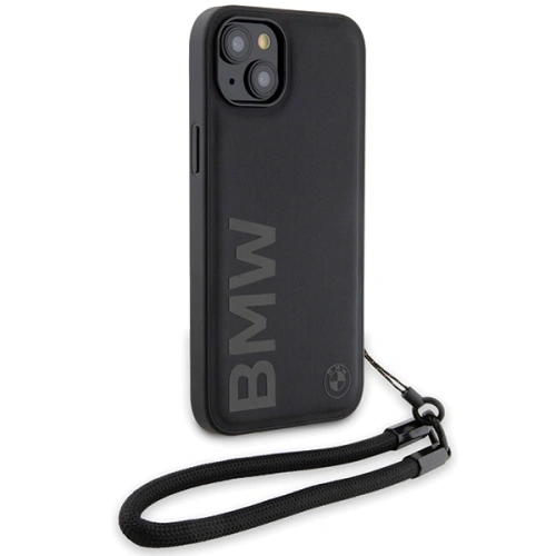 Kup Etui BMW BMHCP15M23RMRLK Apple iPhone 15 Plus / 14 Plus hardcase Signature Leather Wordmark Cord černý/black - BMW626 - {ean13} - Sklep Home Screen