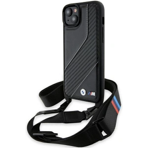 Kup Etui BMW BMHCP15S23PSCCK Apple iPhone 15 / 14 / 13 hardcase M Edition Carbon Stripe & Strap černý/black - BMW627 - {ean13} - Sklep Home Screen