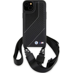 Kup Etui BMW BMHCP15S23PSCCK Apple iPhone 15 / 14 / 13 hardcase M Edition Carbon Stripe & Strap negru/black - BMW627 - {ean13} - Sklep Home Screen