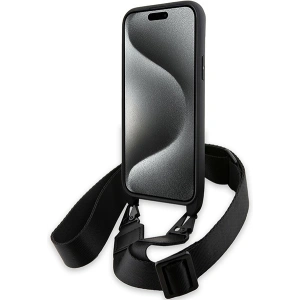 Buy BMW BMHCP15S23PSCCK Apple iPhone 15 / 14 / 13 hardcase M Edition Carbon Stripe & Strap black - BMW627 - {ean13} - Home Screen Store Europe