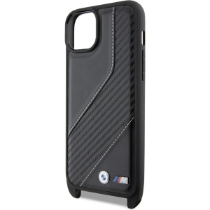 Kup Case BMW BMHCP15S23PSCCK Apple iPhone 15 / 14 / 13 Hardcase M Edition Carbon Stripe & Strap schwarz/black - BMW627 - {ean13} - Sklep Home Screen