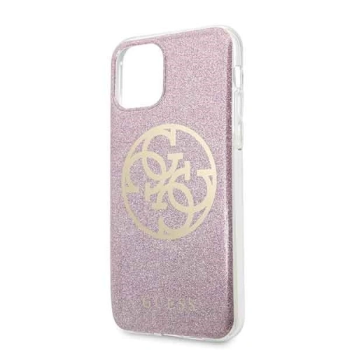 Kup Guess Apple Tasche GUHCN58PCUGLPI iPhone 11 Pro rosa/rosa Hartschale 4G Circle Glitter - GUE177PNK - {ean13} - Sklep Home Screen