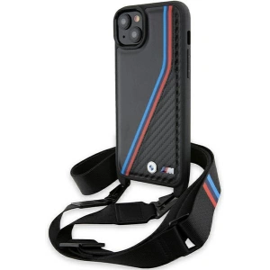 Kup Etui BMW BMHCP15S23PSVTK Apple iPhone 15 / 14 / 13 hardcase M Edition Carbon Tricolor Lines & Strap černý/black - BMW628 - {ean13} - Sklep Home Screen