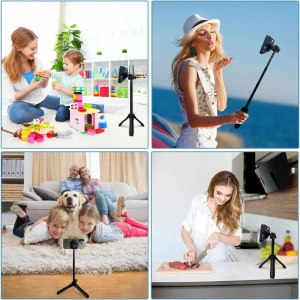 Buy Tech-Protect L06S MagSafe Bluetooth Selfie Stick Tripod Black - THP2683 - {ean13} - Home Screen Store Europe