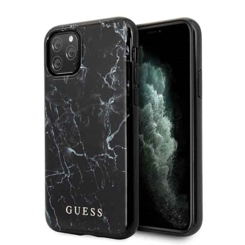 Kup Guess Apple Tasche GUHCN58PCUMABK iPhone 11 Pro schwarz/schwarz Marmor - GUE178BLK - {ean13} - Sklep Home Screen