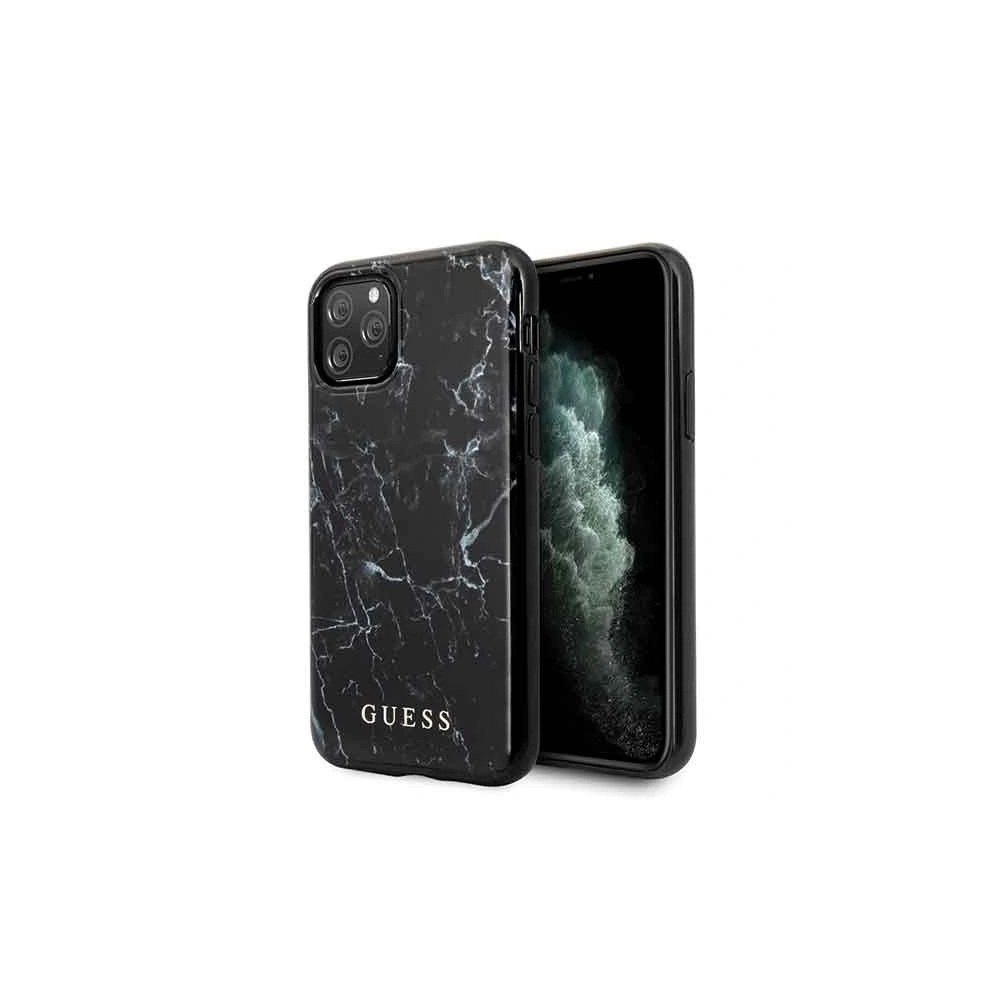 Etui Guess GUHCN58PCUMABK Apple iPhone 11 Pro czarny/black Marble