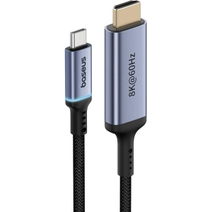 Kup Kabel Baseus USB-C / HDMI 2.1 8K 60Hz 1.5m černý - BSU4851 - {ean13} - Sklep Home Screen
