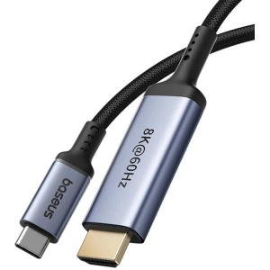 Buy Baseus USB-C / HDMI 2.1 8K 60Hz 1.5m cable black - BSU4851 - {ean13} - Home Screen Store Europe