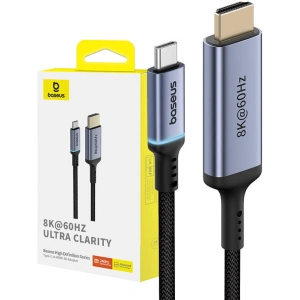 Kup Kábel Baseus USB-C / HDMI 2.1 8K 60Hz 1.5m fekete - BSU4851 - {ean13} - Sklep Home Screen