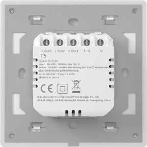 Kup Inteligentny dotykowy przełącznik ścienny Wi-Fi Sonoff TX T5 2C (2-kanałowy) - SNF149 - {ean13} - Sklep Home Screen
