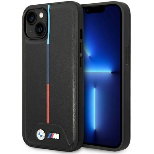 Kup Etui BMW BMHCP15S22PVTK Apple iPhone 15 / 14 / 13 hardcase M Quilted Tricolor negru/black - BMW631 - {ean13} - Sklep Home Screen