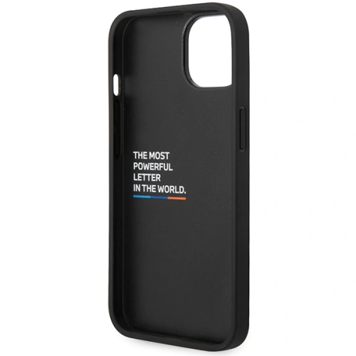 Buy BMW BMHCP15S22PVTK Apple iPhone 15 / 14 / 13 hardcase M Quilted Tricolor black - BMW631 - {ean13} - Home Screen Store Europe