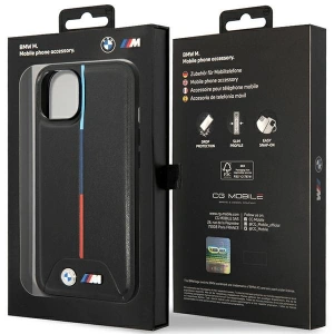 Kup Etui BMW BMHCP15S22PVTK Apple iPhone 15 / 14 / 13 hardcase M Quilted Tricolor negru/black - BMW631 - {ean13} - Sklep Home Screen
