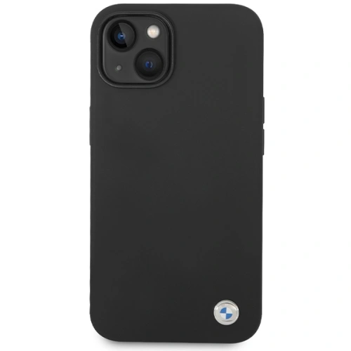 Kup Etui BMW BMHCP15SSILBK Apple iPhone 15 / 14 / 13 hardcase Silicone Metal Logo czarny/black - BMW633 - {ean13} - Sklep Home Screen