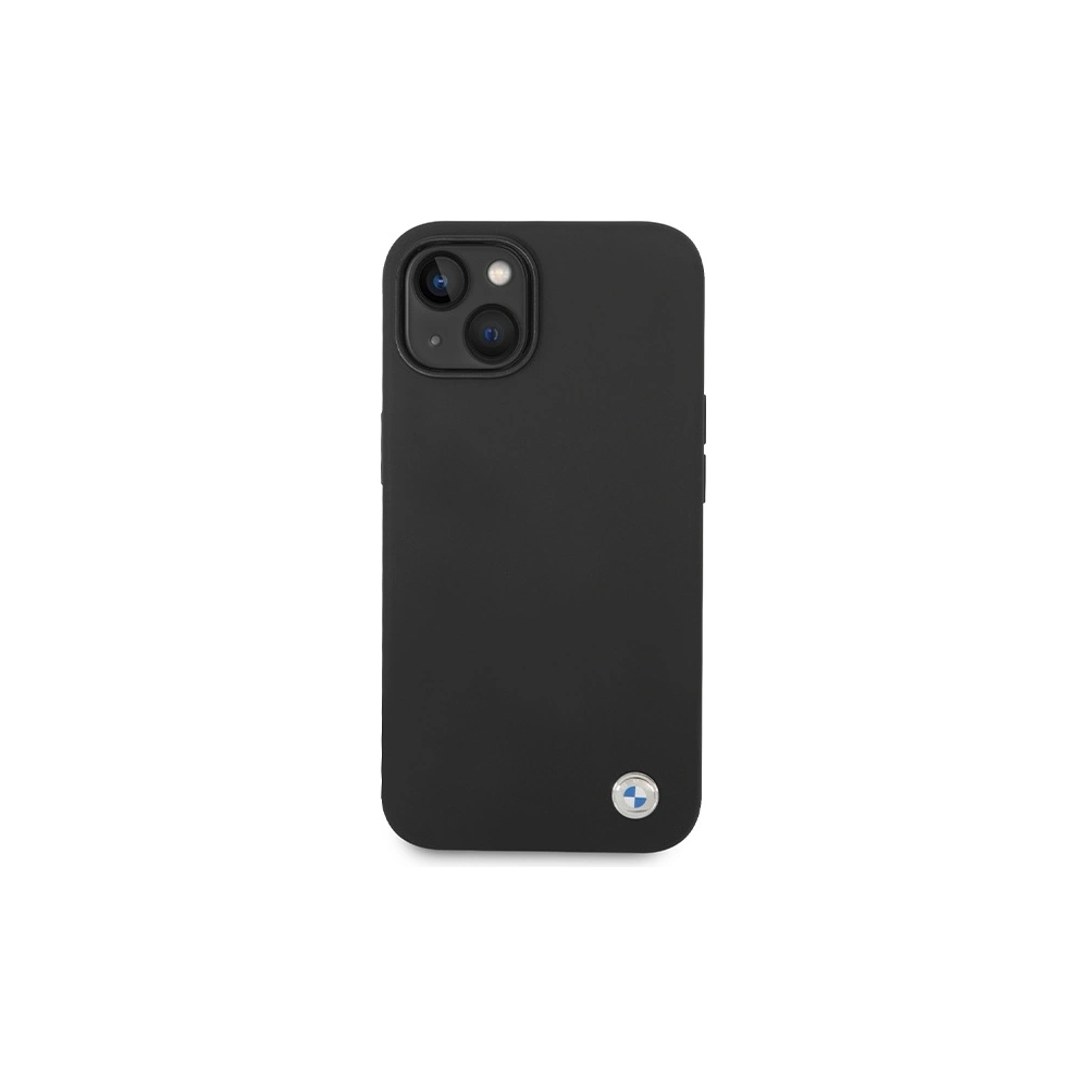 Etui BMW BMHCP15SSILBK Apple iPhone 15 / 14 / 13 hardcase Silicone Metal Logo czarny/black