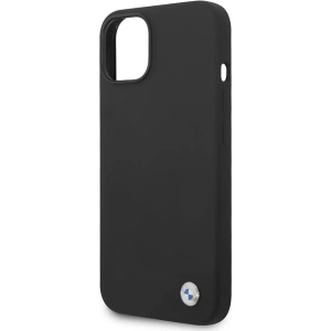 Kup Etui BMW BMHCP15SSILBK Apple iPhone 15 / 14 / 13 hardcase Silicone Metal Logo czarny/black - BMW633 - {ean13} - Sklep Home Screen