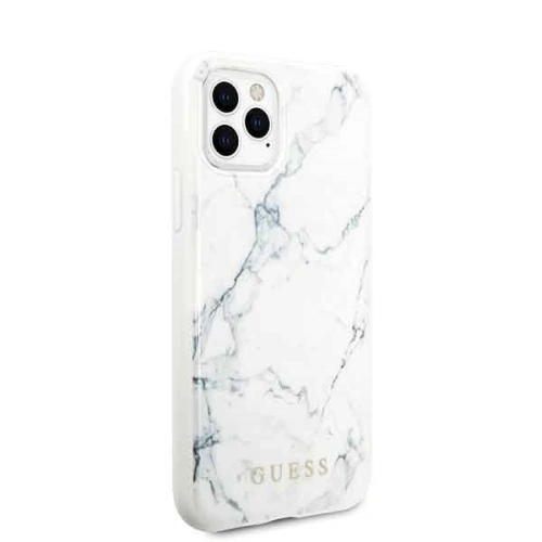 Kup Etui Guess GUHCN58PCUMAWH Apple iPhone 11 Pro biały/white Marble - GUE179WHT - {ean13} - Sklep Home Screen
